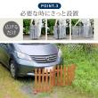 特価◎【直送】住まいスタイル/折り畳めるウッドフェンス160(縦ストライプ) 1枚組 グレー/WF-160F-GRY