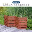 特価◎【直送】住まいスタイル/折り畳めるウッドミニフェンス(横ボーダー) 1枚組 ホワイト/WF-120YK-WHT