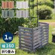 特価◎【直送】住まいスタイル/折り畳めるウッドフェンス 160(横ボーダー) 1枚組 グレー/WF-160YK-GRY