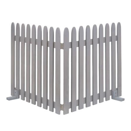 特価◎【直送】住まいスタイル/折り畳めるウッドフェンス 142×71(縦ストライプ) グレー/WF-142F-GRY