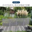 特価◎【直送】住まいスタイル/折り畳めるウッドフェンス 142×71(縦ストライプ) 2枚組 グレー/WF-284F-GRY