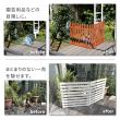 特価◎【直送】住まいスタイル/折り畳めるウッドフェンス 142×71(縦ストライプ) 2枚組 グレー/WF-284F-GRY