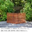 特価◎【直送】住まいスタイル/折り畳めるウッドフェンス 142×71(横ボーダー) 2枚組 ホワイト/WF-284YK-WHT