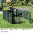 特価◎【直送】住まいスタイル/折り畳めるウッドフェンス ゲートセット(縦ストライプ) ライトブラウン/WF-HG-LBR