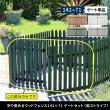 特価◎【直送】住まいスタイル/折り畳めるウッドフェンス ゲートセット(縦ストライプ) ホワイト/WF-HG-WHT