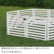 特価◎【直送】住まいスタイル/折り畳めるウッドフェンス ゲートセット(横ボーダー) ダークグリーン/WF-YKG-DGN
