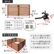 特価◎【直送】住まいスタイル/折り畳めるウッドフェンス ゲート付サークルセット(横ボーダー) ホワイト