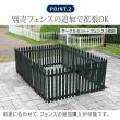 特価◎【直送】住まいスタイル/折り畳めるウッドフェンス ゲート付サークルセット(縦ストライプ) ライトブラウン