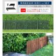 特価◎【直送】住まいスタイル/折り畳めるウッドフェンス ゲート付サークルセット(縦ストライプ) グレー