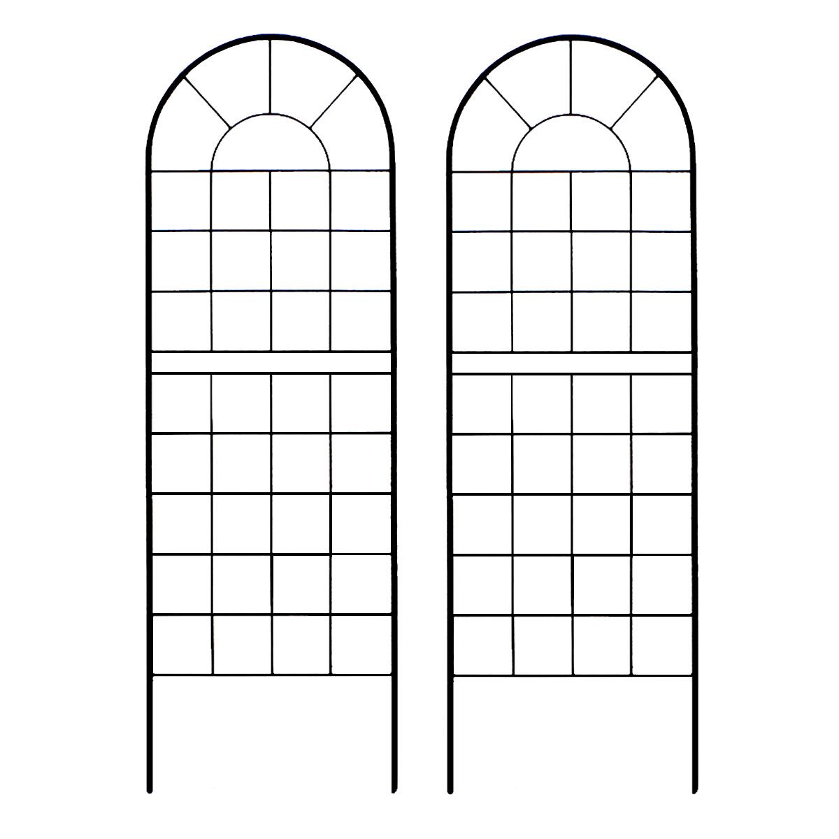 特価◎【直送】住まいスタイル/クラシックフェンス150 ロータイプ 2枚組 ブラック/YB015L-2P-BLK