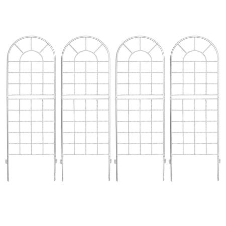 特価◎【直送】住まいスタイル/クラシックフェンス150 ロータイプ 4枚組 ホワイト/YB015L-4P-WHT