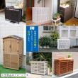 特価◎【直送】住まいスタイル/逆ルーバー室外機カバー「gingham(ギンガム)」 ホワイト/YB-04-N001WHT