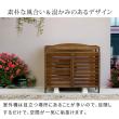 特価◎【直送】住まいスタイル/逆ルーバー室外機カバー「gingham(ギンガム)」 ホワイト/YB-04-N001WHT