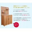 特価◎【直送】住まいスタイル/パネル付収納庫80 ブラウン/YB-202NW80