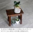 特価◎【直送】住まいスタイル/焼杉スツール風スタンド 小サイズ ダークブラウン/YT-4036Y-DBR