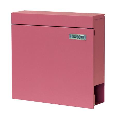 特価◎【直送】住まいスタイル/新聞受け付き壁掛けポスト Miche(ミケ) ワインレッド/PST-004RED
