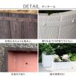 特価◎【直送】住まいスタイル/「FARBOR」 ファーバー 木調FRPプランター 幅50 (角型) ダークブラウン