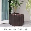 特価◎【直送】住まいスタイル/「FARBOR」 ファーバー 木調FRPプランター 幅50 (角型) ホワイト/E002-CU500WHT