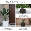 特価◎【直送】住まいスタイル/「FARBOR」 ファーバー 木調FRPプランター 幅40・50 (角型) 大小2個セット ダークブラウン