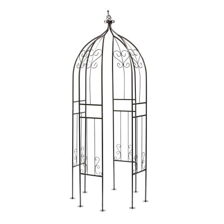 【直送】住まいスタイル/アイアンハーフアーチ(オベリスクキット) ダークブロンズ/IF-N0035BRZ ※返品・代引・キャンセル不可