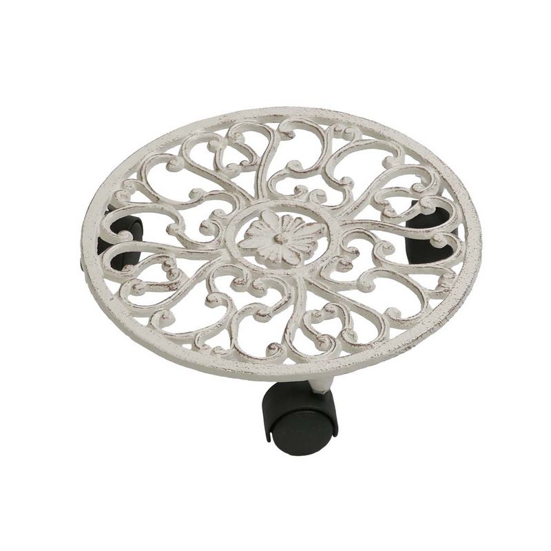 特価◎【直送】住まいスタイル/プランタースタンド 28cm deacor(デーコル) アンティークホワイト