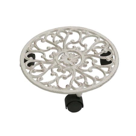 特価◎【直送】住まいスタイル/プランタースタンド 28cm deacor(デーコル) アンティークホワイト