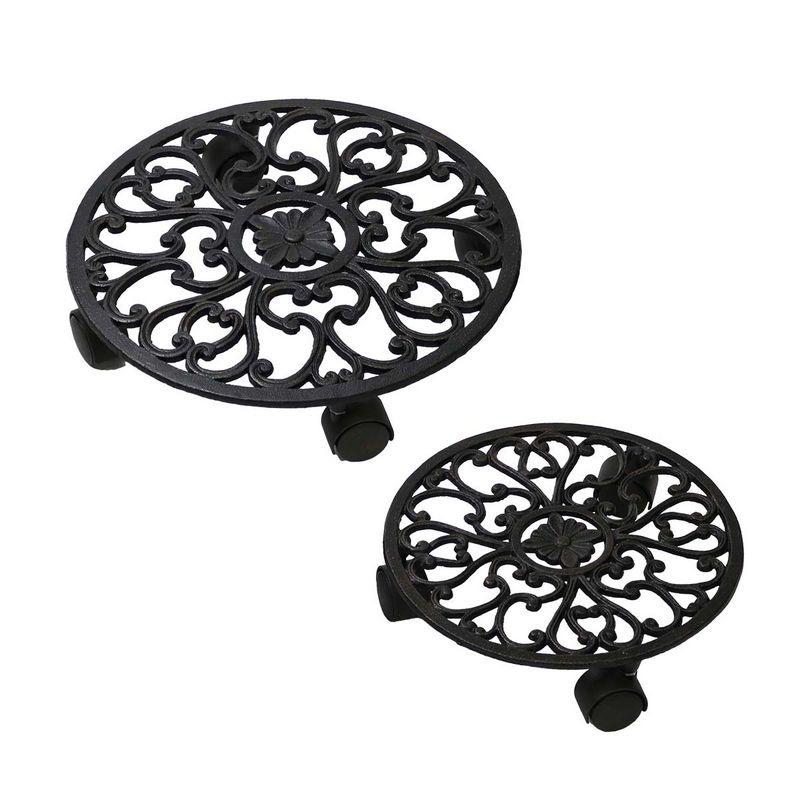 特価◎【直送】住まいスタイル/プランタースタンド 35cm deacor(デーコル) ヴィンテージブラック