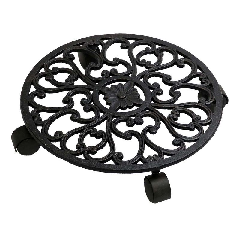 特価◎【直送】住まいスタイル/プランタースタンド 35cm deacor(デーコル) 2個 ヴィンテージブラック