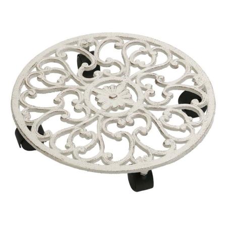 特価◎【直送】住まいスタイル/プランタースタンド 35cm deacor(デーコル) 2個 アンティークホワイト