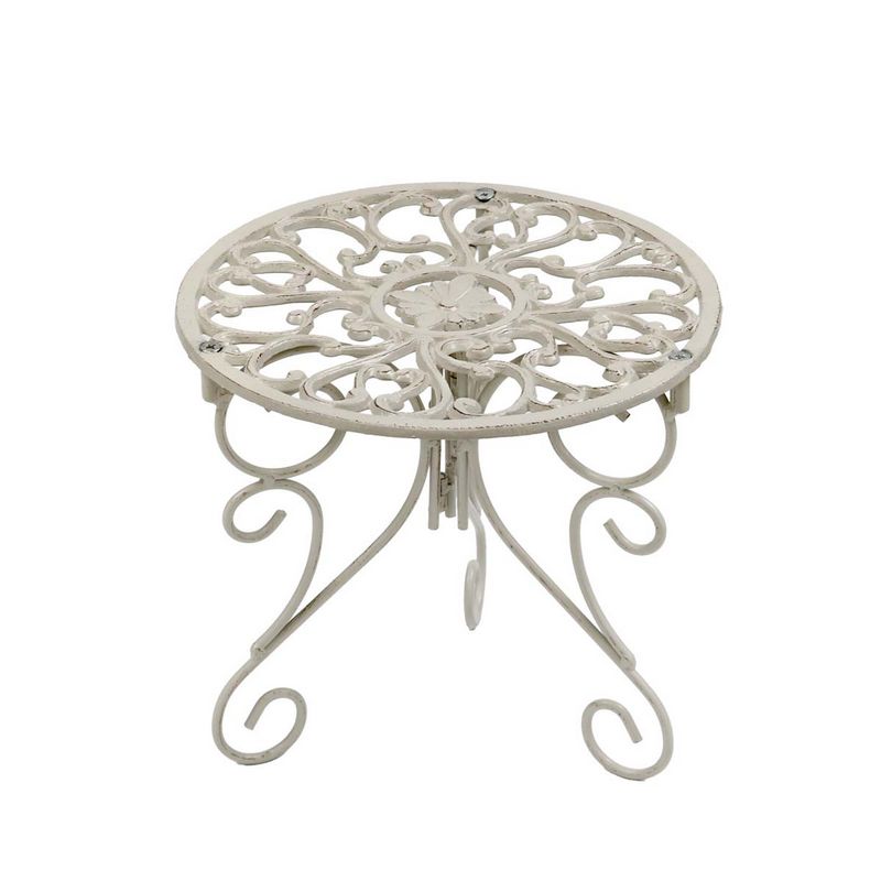 特価◎【直送】住まいスタイル/プランタースタンド ロータイプ deacor(デーコル) アンティークホワイト