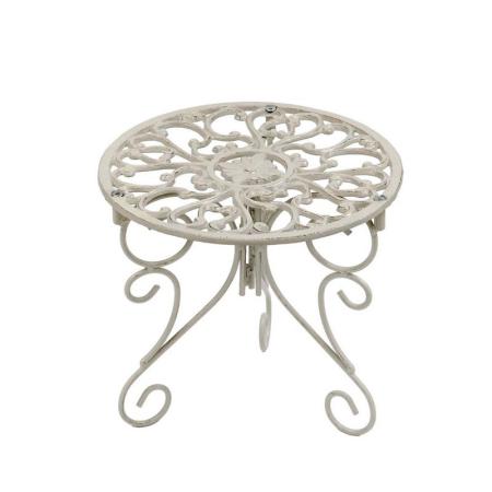 特価◎【直送】住まいスタイル/プランタースタンド ロータイプ deacor(デーコル) アンティークホワイト