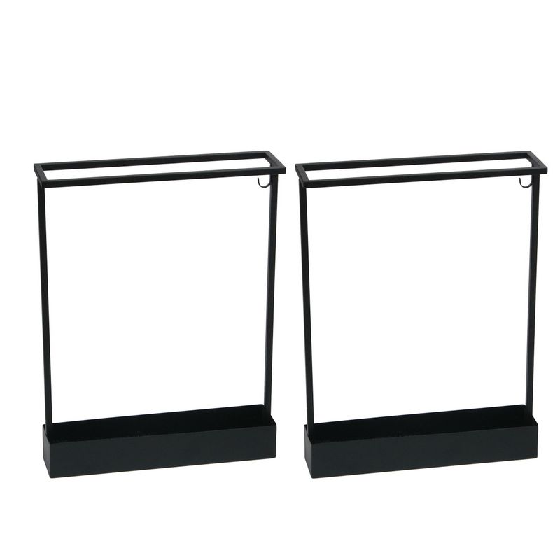 特価◎【直送】住まいスタイル/「ASPESH」 アスペシュ アンブレラスタンド (レクタングル) 2個 マットブラック