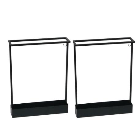 特価◎【直送】住まいスタイル/「ASPESH」 アスペシュ アンブレラスタンド (レクタングル) 2個 マットブラック