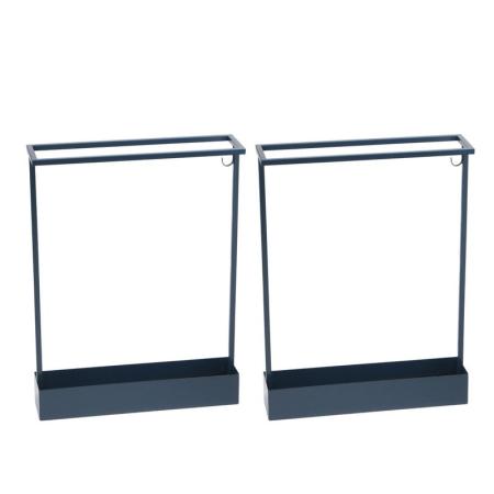 【直送】住まいスタイル/「ASPESH」 アスペシュ アンブレラスタンド (レクタングル) 2個 ブルーグレー