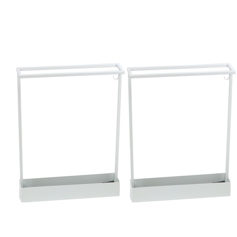 特価◎【直送】住まいスタイル/「ASPESH」 アスペシュ アンブレラスタンド (レクタングル) 2個 マットホワイト