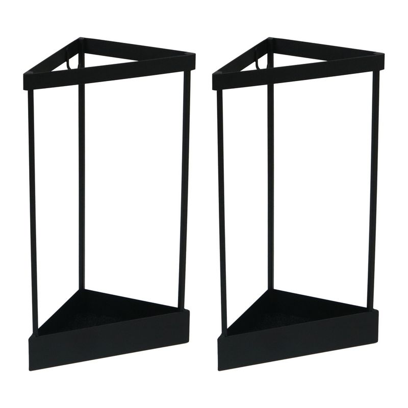 特価◎【直送】住まいスタイル/「ASPESH」 アスペシュ アンブレラスタンド (コーナー) 2個 マットブラック