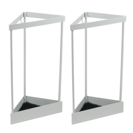 特価◎【直送】住まいスタイル/「ASPESH」 アスペシュ アンブレラスタンド (コーナー) 2個 マットホワイト