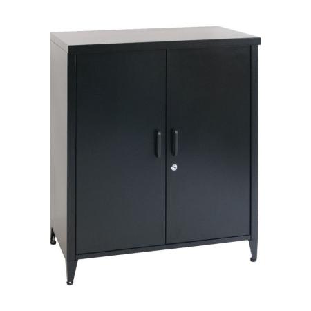 特価◎【直送】住まいスタイル/スチール収納庫 「LUXON(ルクソン)」 シティブラック/ST-002BLK