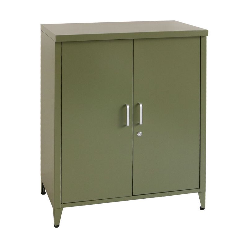 特価◎【直送】住まいスタイル/スチール収納庫 「LUXON(ルクソン)」 セージグリーン/ST-002GRN