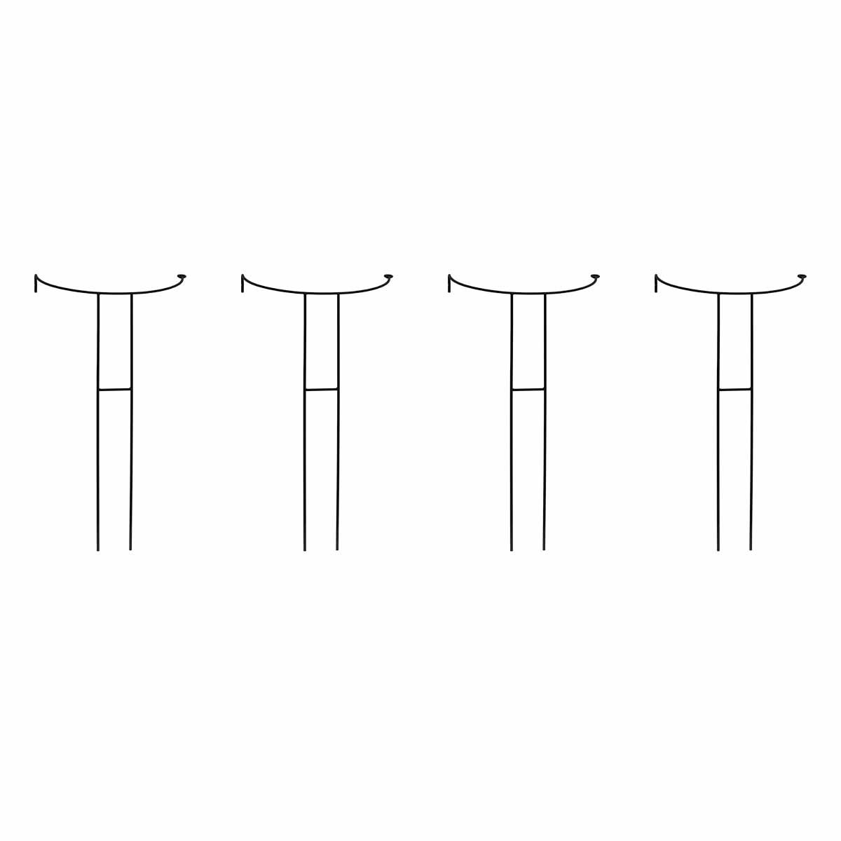 特価◎【直送】住まいスタイル/植物サポーター 幅35 4本セット ブラック/IF-N0048-4P