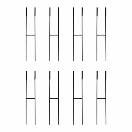 【直送】住まいスタイル/植物サポーター 延長脚 8本セット ブラック/IF-N0051-8P