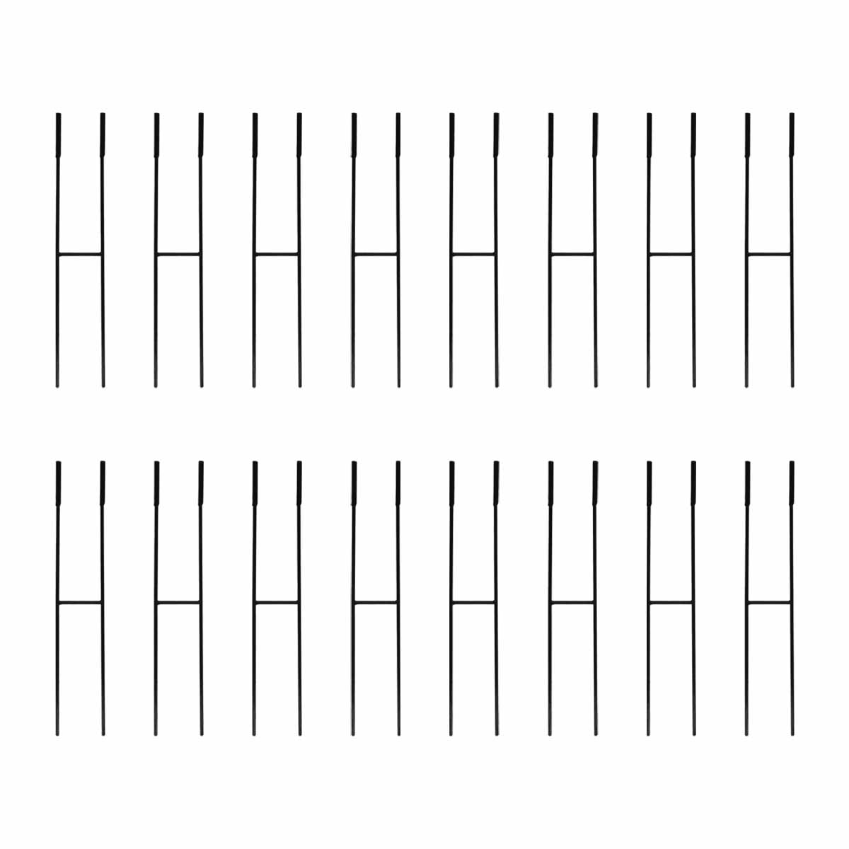 特価◎【直送】住まいスタイル/植物サポーター 延長脚 16本セット ブラック/IF-N0051-16P