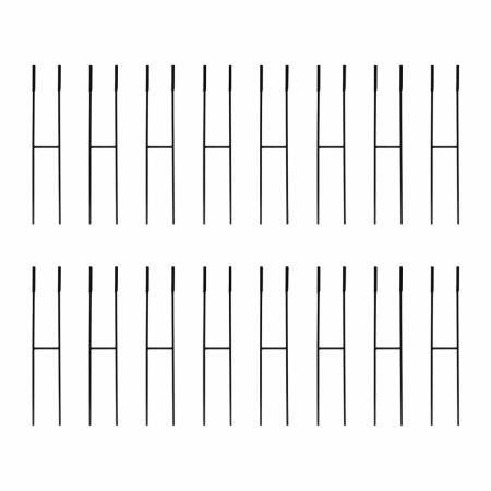 特価◎【直送】住まいスタイル/植物サポーター 延長脚 16本セット ブラック/IF-N0051-16P