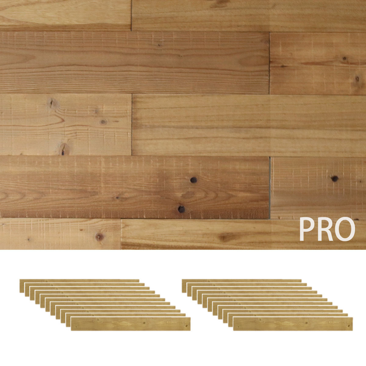 特価◎【直送】住まいスタイル/SOLIDECO -PRO- 壁に貼れる天然木パネル 22枚組(約3.32m2) ナチュラルエイジング