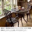 特価◎【直送】住まいスタイル/アルミ製ラウンドテーブル 単品販売 「トルペ」 マットホワイト/BKS-RT900WHT
