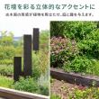 【直送】住まいスタイル/FRP製 高耐久枕木 高さ90cm「DURRA」 2本セット アンティークホワイト