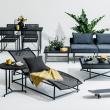 【直送】住まいスタイル/PATIO PETITE MA ダイニングテーブル幅140 単品販売 ブラック/SGA-MA-RG140BLK