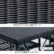 【直送】住まいスタイル/PATIO PETITE MA ダイニングテーブル幅70 単品販売 ブラック/SGA-MA-ST70BLK