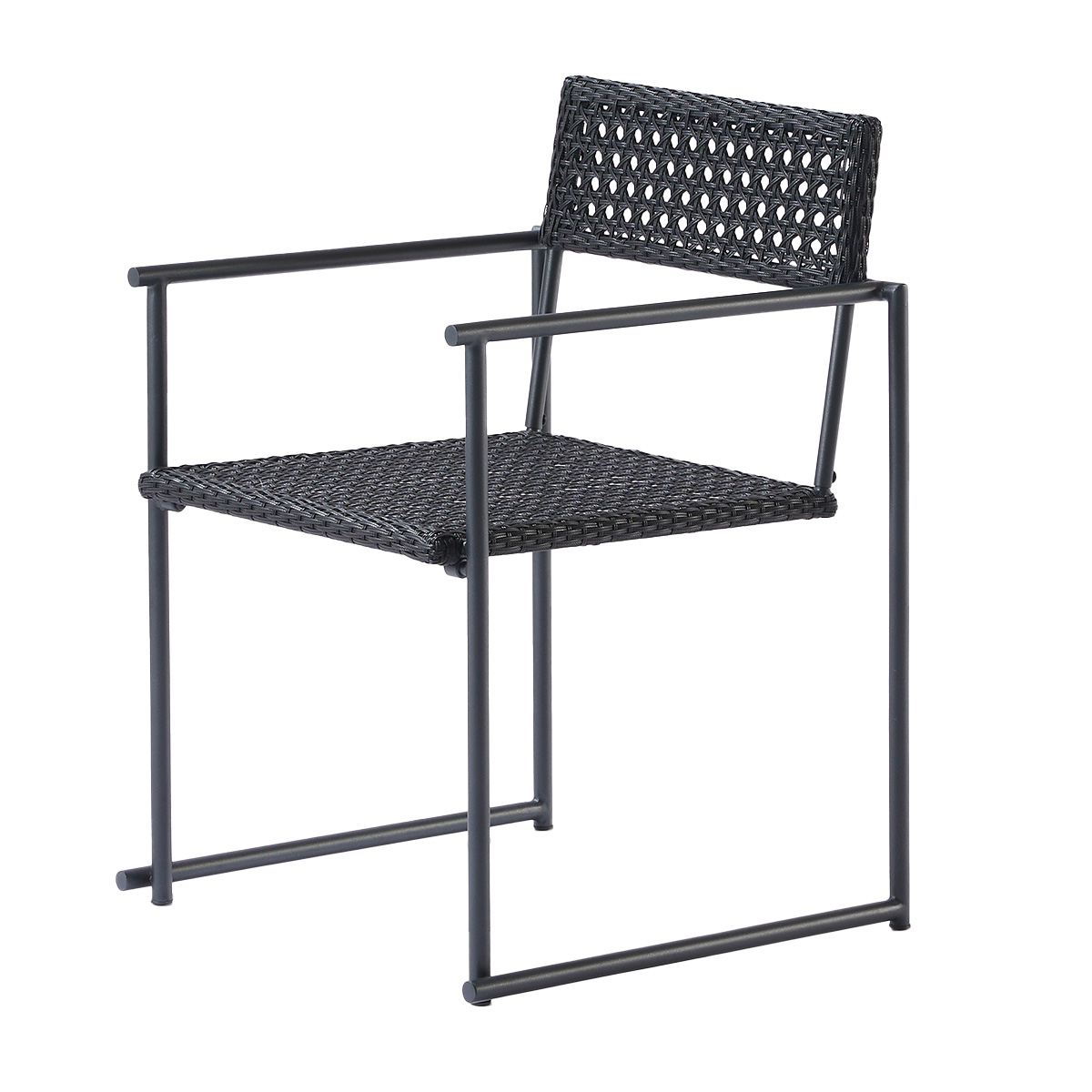 【直送】住まいスタイル/PATIO PETITE MA チェア 単品販売 ブラック/SGA-MA-CH-BLK