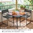【直送】住まいスタイル/PATIO PETITE MA ダイニング幅70 3点セット ブラック/SGA-MA-ST70-3P-BLK